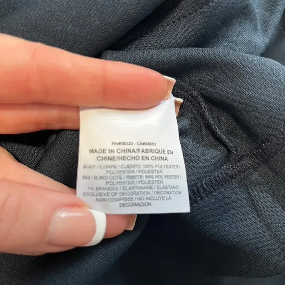 Nike Blue Logo Cropped Sweatshirt Size Small